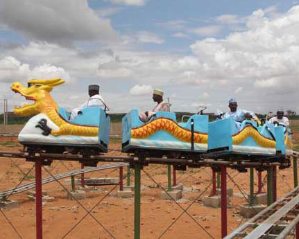 Small Size Sliding Dragon Roller Coaster Thrill Ride