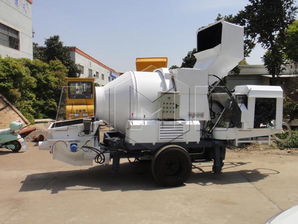 JB30R concrete mixer with pump
