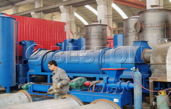 Biomass charcoal making machine