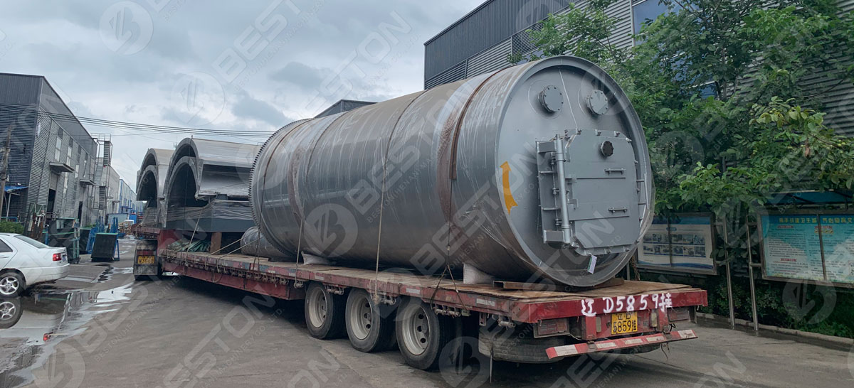 Shipment of Beston Tyre Pyrolysis Plant to Indonesia
