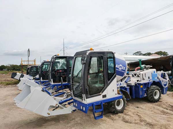 Concrete Mixer Working in Kenya