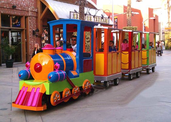 Amusement Park Trains Rides