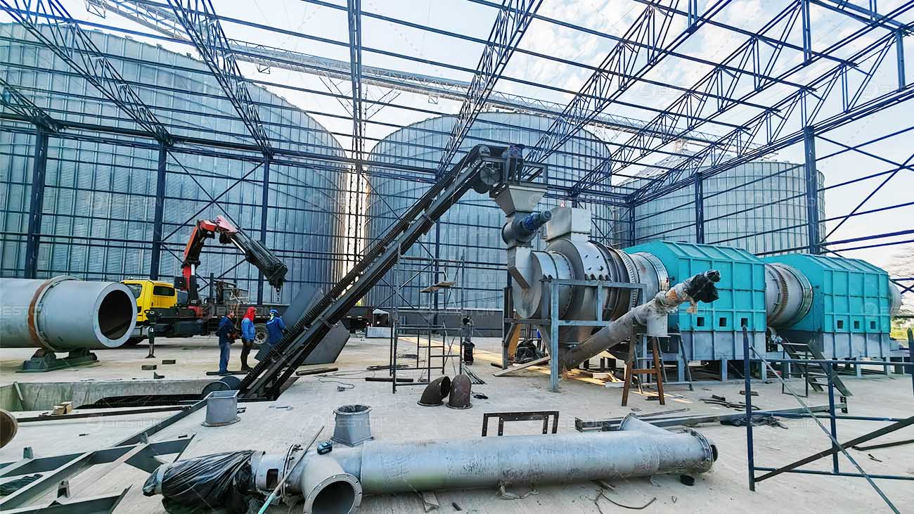Install Rice Husk Charcoal Machine in Colombia in 2024