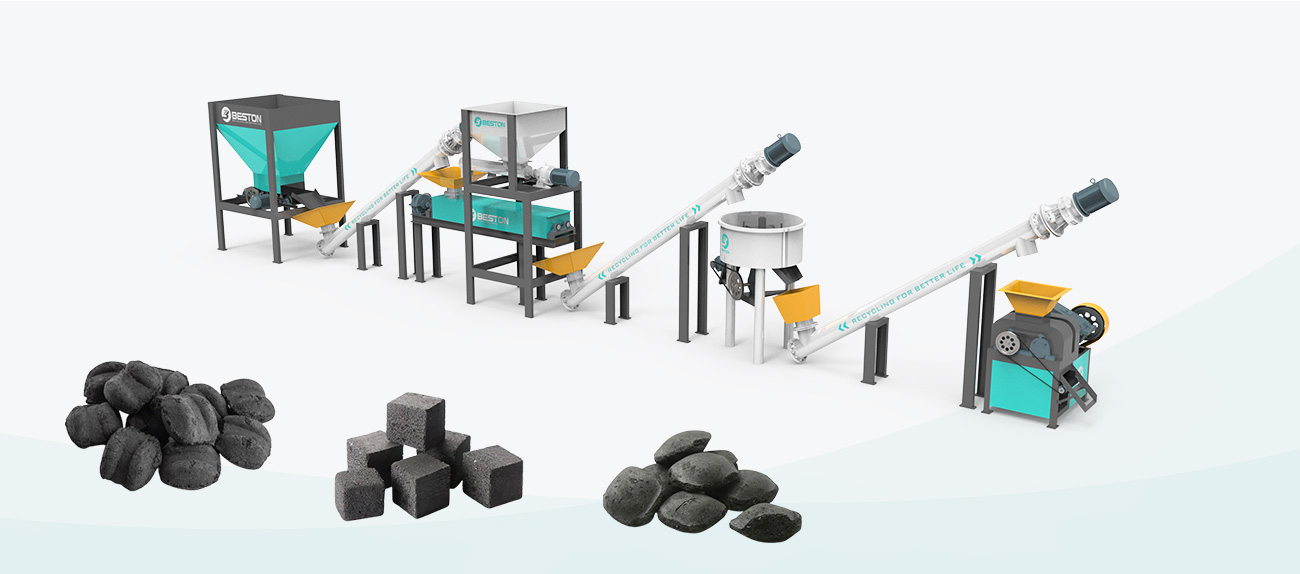 Charcoal Briquette Machine